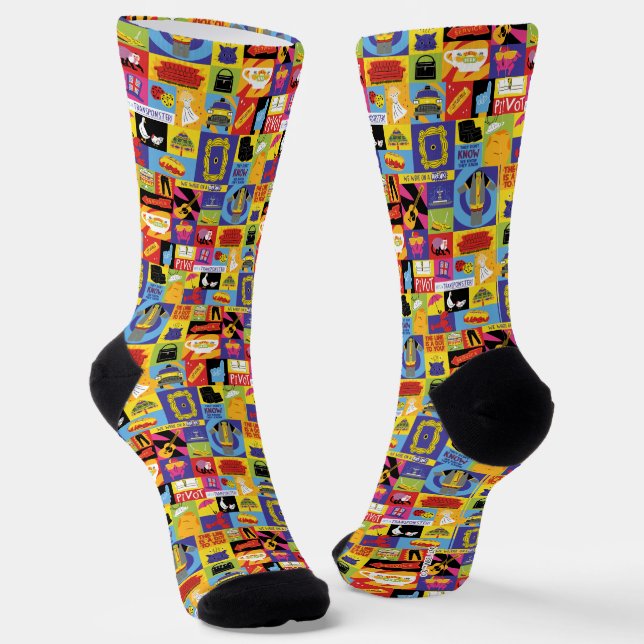Iconic FRIENDS™-Muster Socken (Gewinkelt)