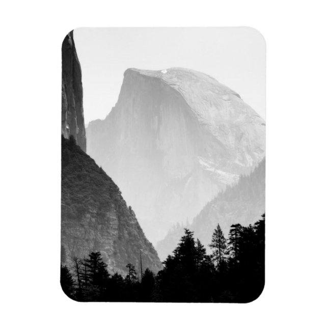 Iconic Halb Dome Rock Face | Yosemite Valley Magnet (Vertikal)