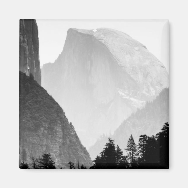 Iconic Halb Dome Rock Face | Yosemite Valley Magnet (Vorne)
