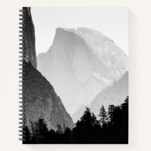 Iconic Halb Dome Rock Face   Yosemite Valley Notizbuch