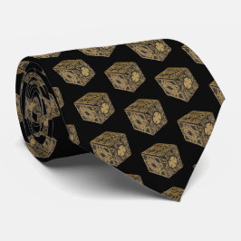 Iconic Horror Puzzle Box Neck Tie Krawatte