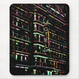 Iconic Hotel Chelsea New York Mousepad