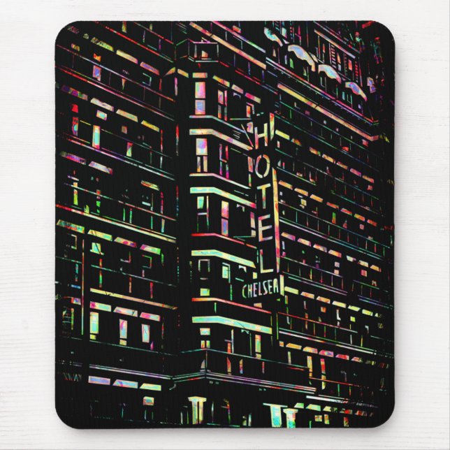 Iconic Hotel Chelsea New York Mousepad (Vorne)