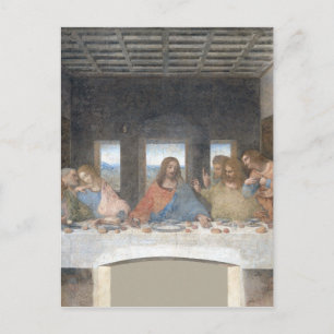 Iconic Leonardo da Vinci Das letzte Abendessen Postkarte