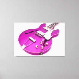 ICONIC LILA ELECTRIC GUITAR 32x48 Leinwanddruck