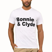 Iconic Namen - Bonnie und Clyde-T - Shirt