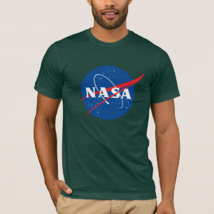 Iconic NASA Angepasst Cotton T - Shirt (Aurora Gre
