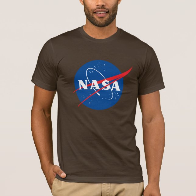 Iconic NASA Angepasst Cotton T - Shirt (Earth Brow (Vorderseite)