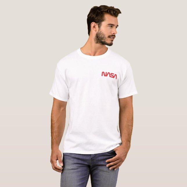 Iconic NASA Circa Cotton T - Shirt (Rocket White) (Vorne ganz)