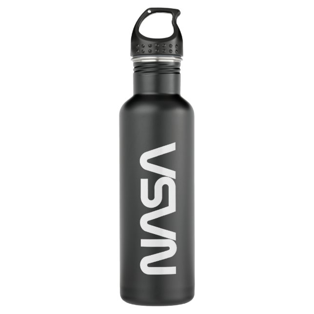 Iconic NASA Circa Eclipse Black 24 oz Edelstahlflasche (Vorderseite)