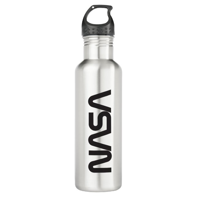 Iconic NASA Circa Mercury Gray 24 oz Edelstahlflasche (Vorderseite)