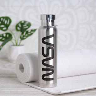 Iconic NASA Circa Mercury Gray Insulated 22 oz Trinkflasche