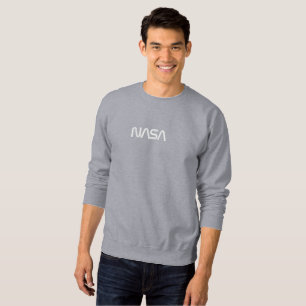 Iconic NASA Circa Moon Gray Besticktes Sweatshirt