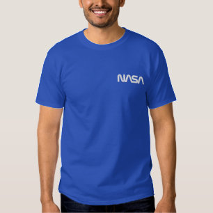 Iconic NASA Circa Neptune Blue Besticktes T-Shirt