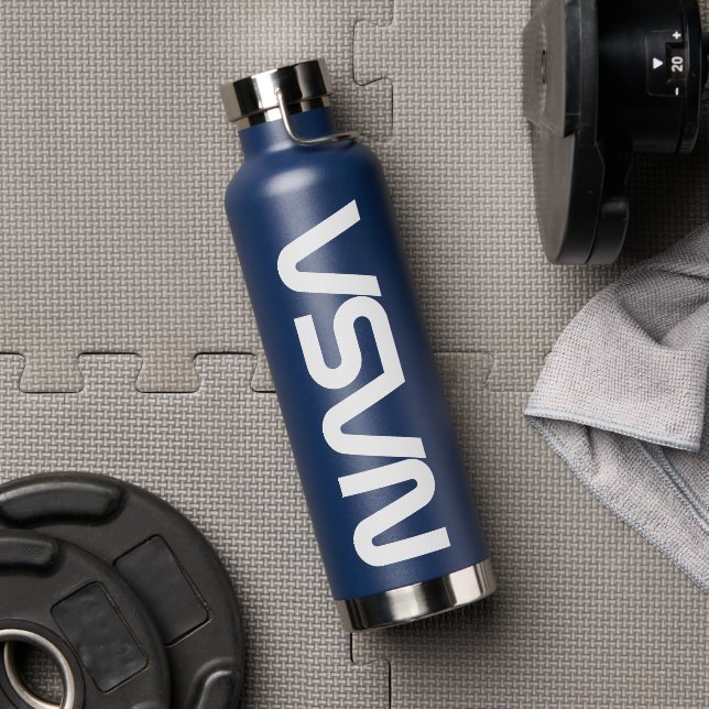 Iconic NASA Circa Night Sky Blue Insulted Trinkflasche (Fitnesstudio (gedreht))