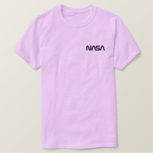 Iconic NASA Circa Nova Violet Besticktes T-Shirt