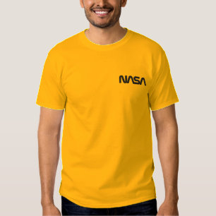 Iconic NASA Circa Saturn Gold Besticktes T-Shirt