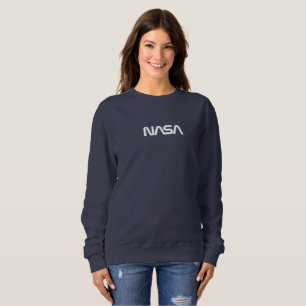 Iconic NASA Circa Women's Night Sky Blue Besticktes Sweatshirt