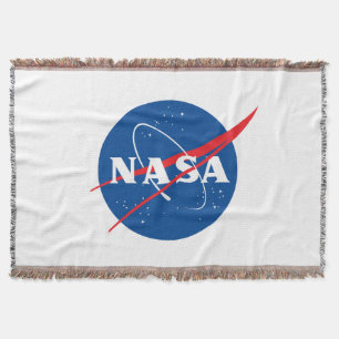 Iconic NASA Classic Cotton Blend Throw Blanket Decke