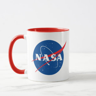Iconic NASA Comet Red/White Keramik Tasse