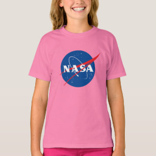 Iconic NASA Girls’ Cotton T - Shirt (Celestial Pin