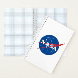 Iconic NASA Science Notebook (White Spiral) Notizbuch