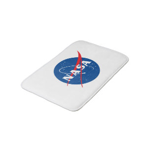 Iconic NASA Small Bath Mat (Raketenweiß) Badematte