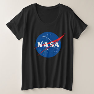 Iconic NASA Women's Plus T - Shirt (Eclipse Black)
