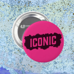 ICONIC Statement-Knopf Button
