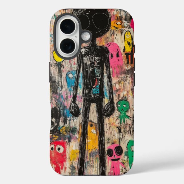 Iconic Street Art Phone Case (Rückseite)