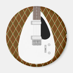 Iconic Teardrop Electric Guitar Magnet