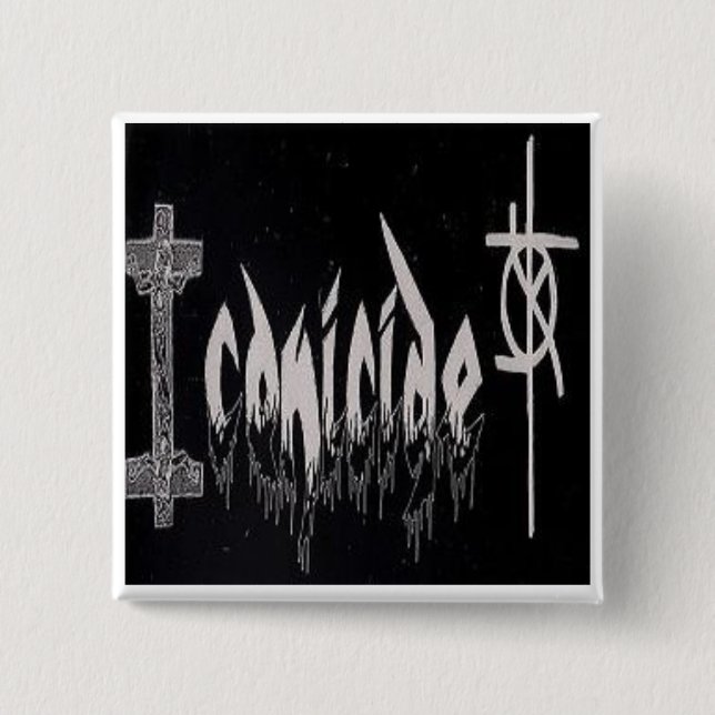 Iconicide Logo-Knopf #1 Button (Vorderseite)