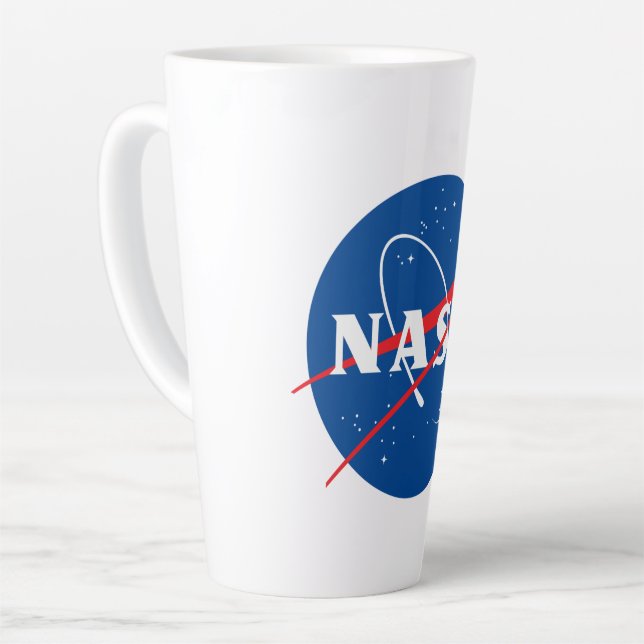 Iconische NASA Keramik Latte Tasse (17 oz.) (Linke Ecke)