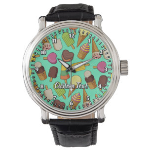 Icons für Eiscreme Armbanduhr