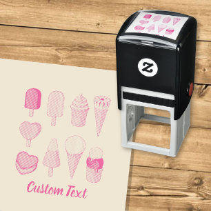 Icons für Eiscreme Permastempel