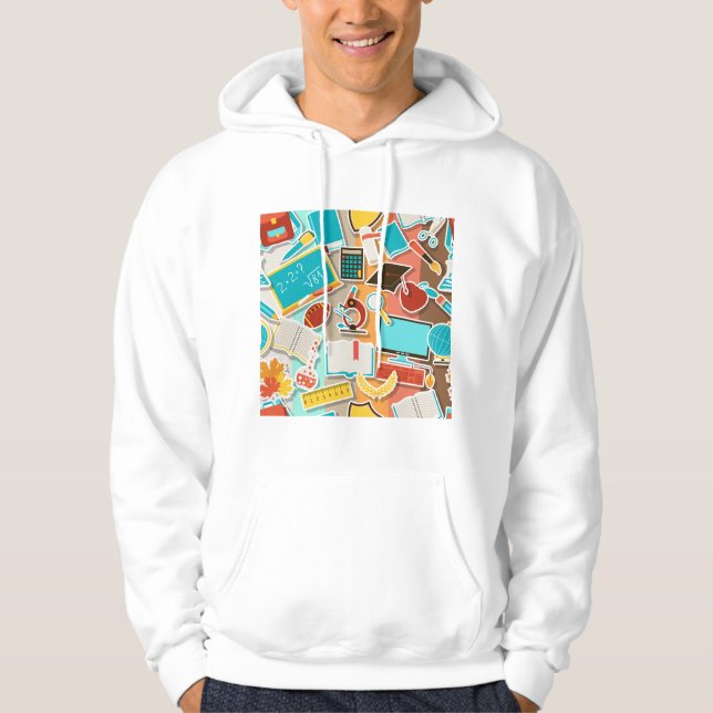Icons für Schulgeräte Hoodie (Vorderseite)