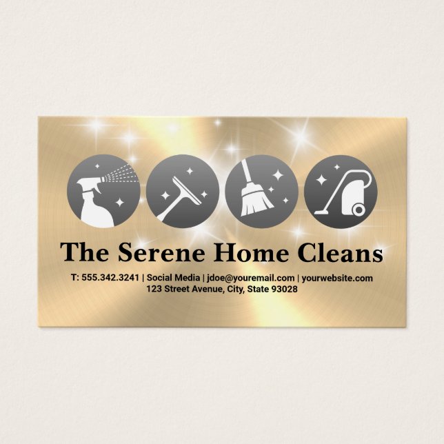 Icons reinigen | Glitzern (Vorderseite)