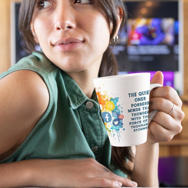 Icons sozialer Netzwerke Milchtasse (Von Creator hochgeladen)