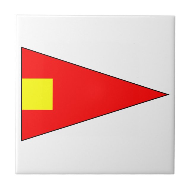 ICS-Flag 4. Stellvertreter Fliese (Vorderseite)
