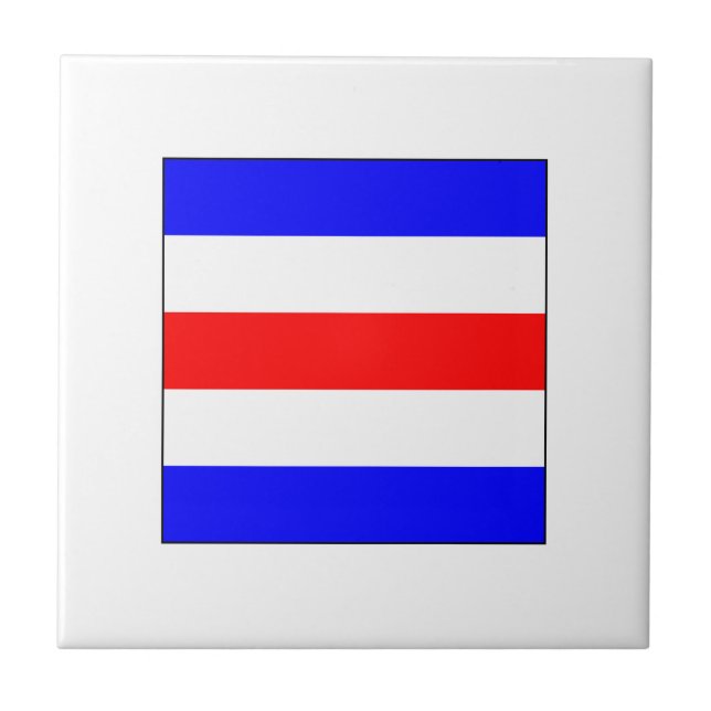 Ics-Flagge C Fliese (Vorderseite)