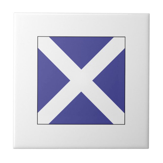Ics-Flagge M Fliese (Vorderseite)