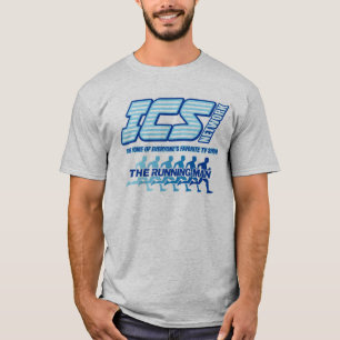 Ics-Netz/laufendes Mann-Logo T-Shirt