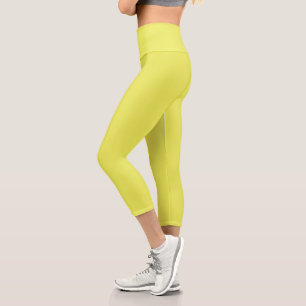 Icterine Einfarbige Farbe Capri Leggings