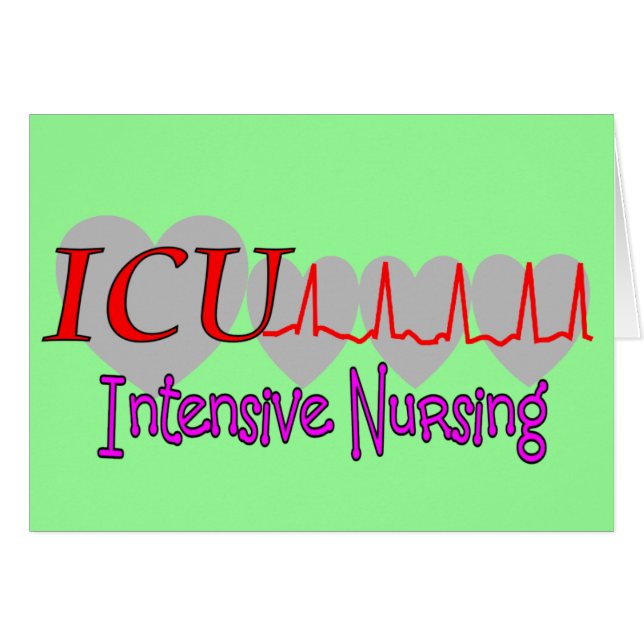 ICU INTENSIVE Krankenpflege-einzigartige Geschenke (Vorderseite (Horizontal))