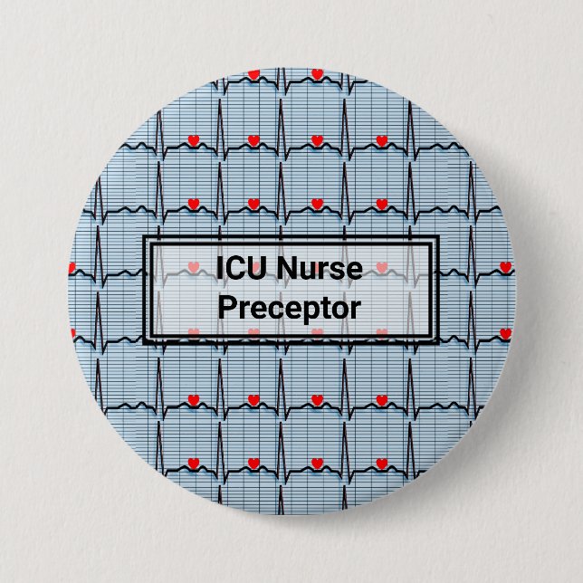 ICU Jnurse Prezeptortak Button (Vorderseite)
