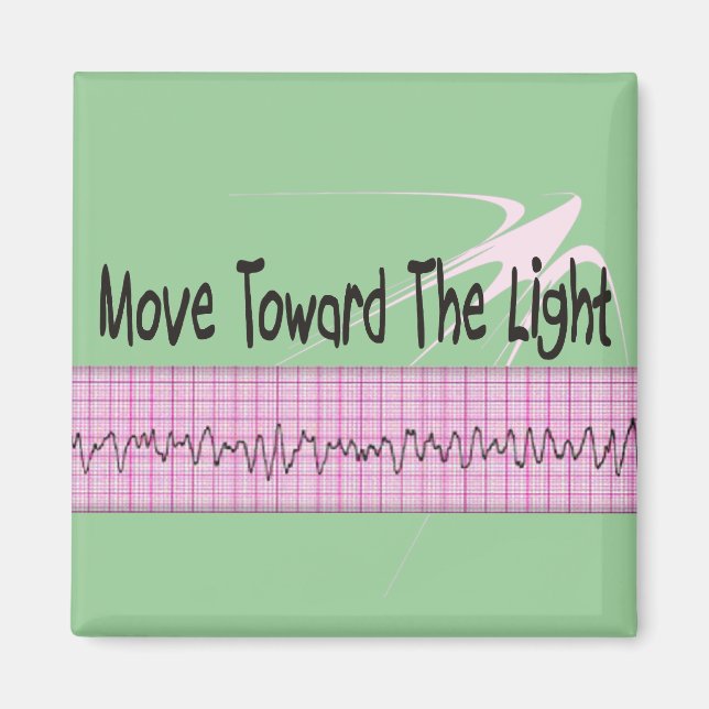 ICU-Krankengeschenk - Unglaublich witzig V-Fib EKG Magnet (Vorne)
