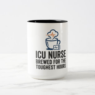 ICU-Krankenschwester-Geschenktasse Zweifarbige Tasse