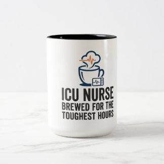 ICU-Krankenschwester-Geschenktasse Zweifarbige Tasse