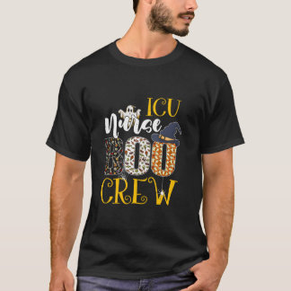ICU Nurse Boo Crew Halloween Kostüm Boo Ghost Spi T-Shirt