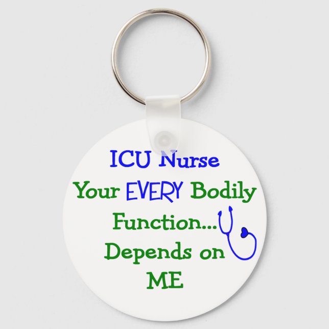 ICU Nurse Geschenke Schlüsselanhänger (Vorderseite)